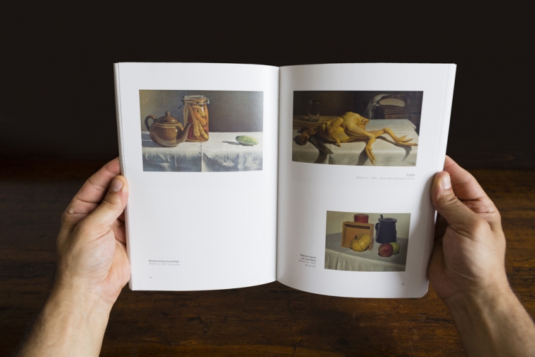 inside of exhibition catalogue