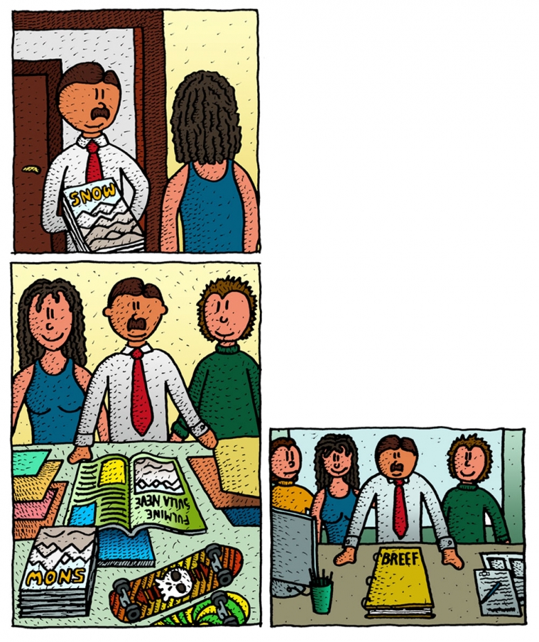 marking pen drawings and digital painting Illustrations